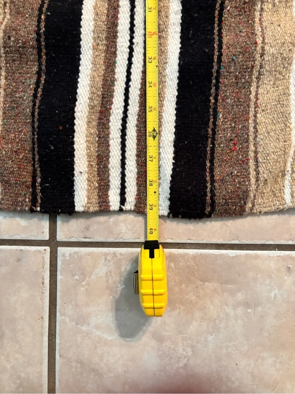 Vintage Ole Mexican/Southwest Handwoven Charming Rustic Blanket/Rug/Wall Art